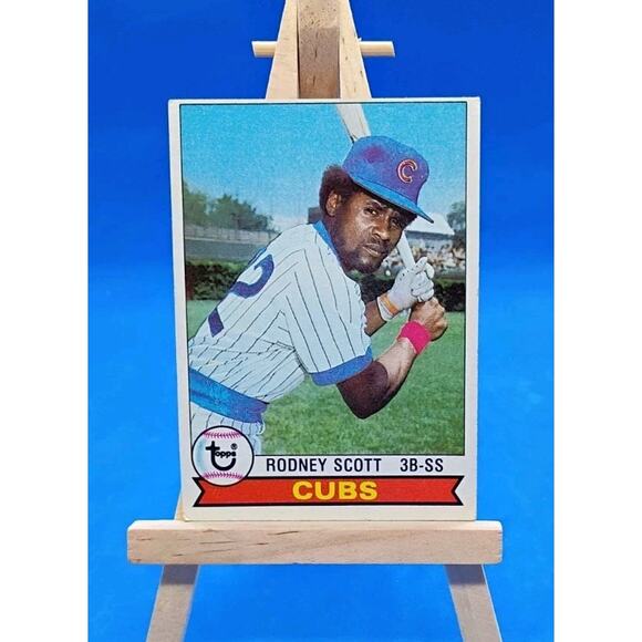 1979 Topps - Rodney Scott #86 Chicago Cubs Miscut - Picture 2 of 4